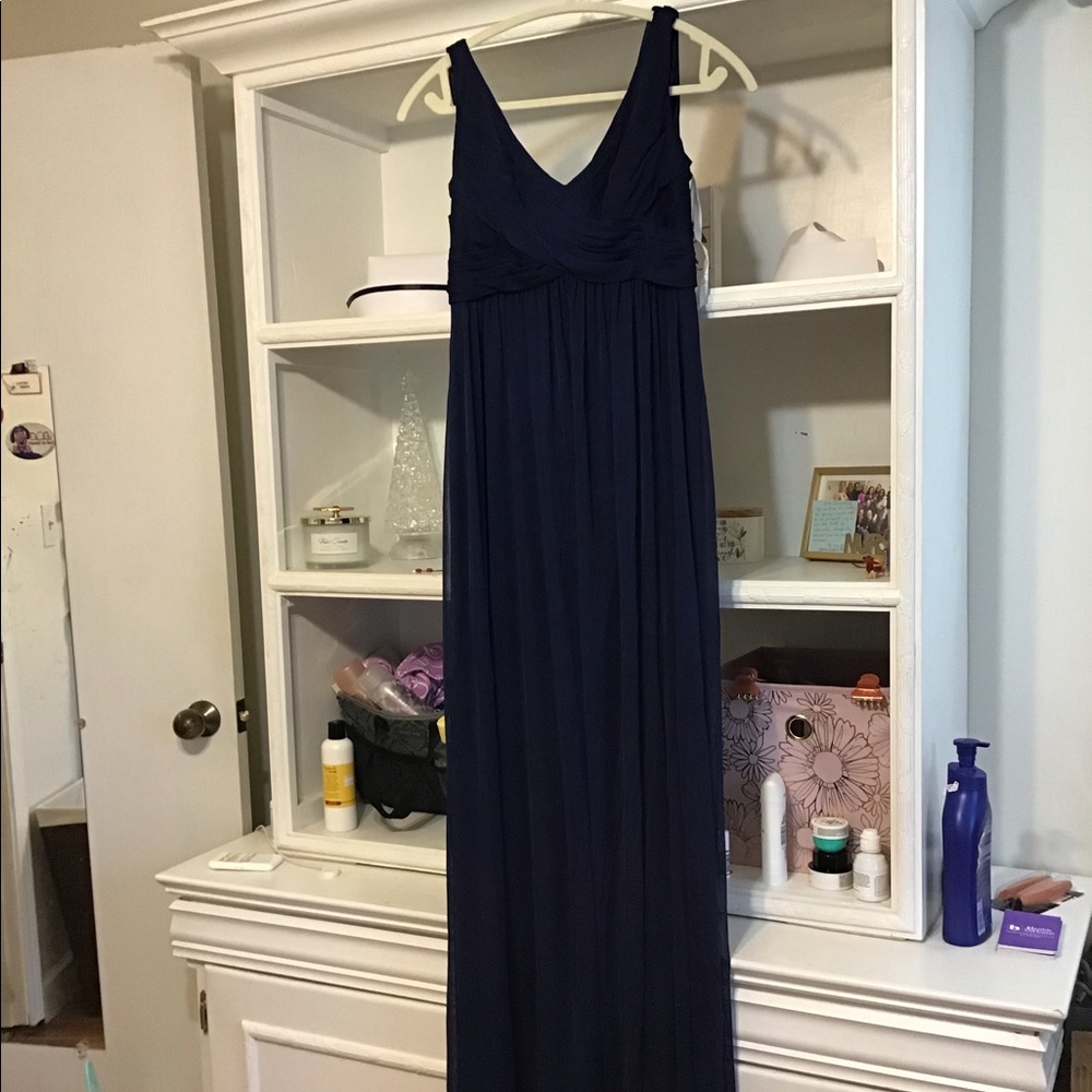 Navy bridesmaid dress